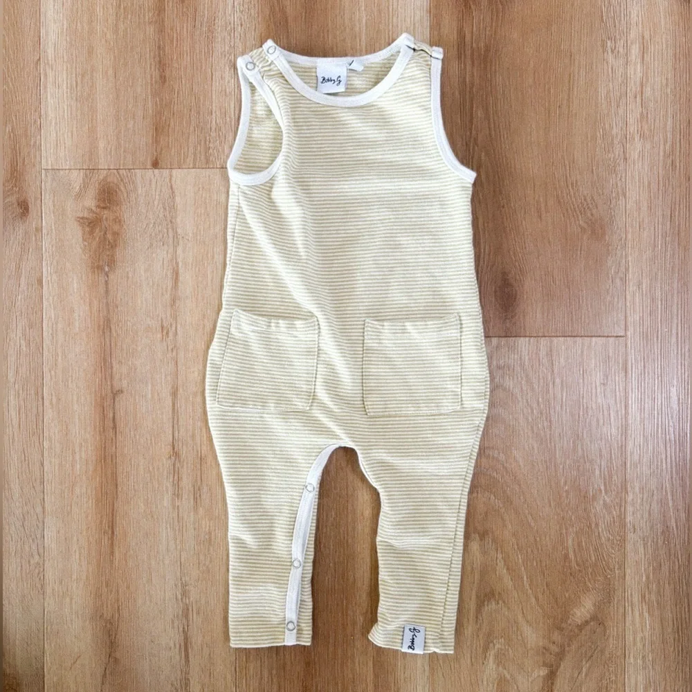 Yellow Striped Kids Romper (Bobby. G)